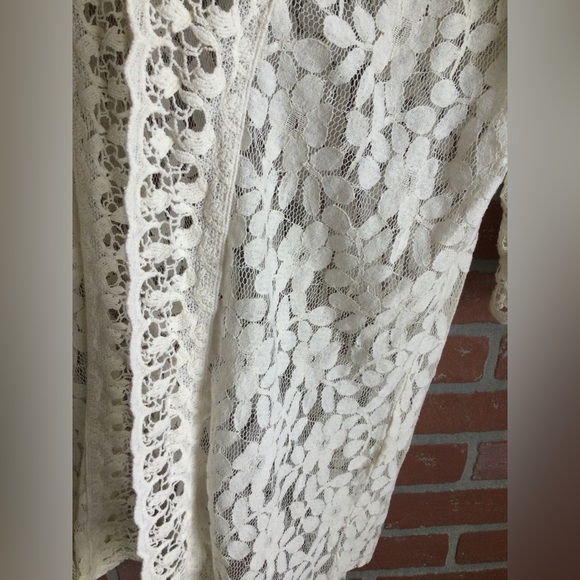 BEDFORD FAIR Lace Cardigan size L - Picture 3 of 6